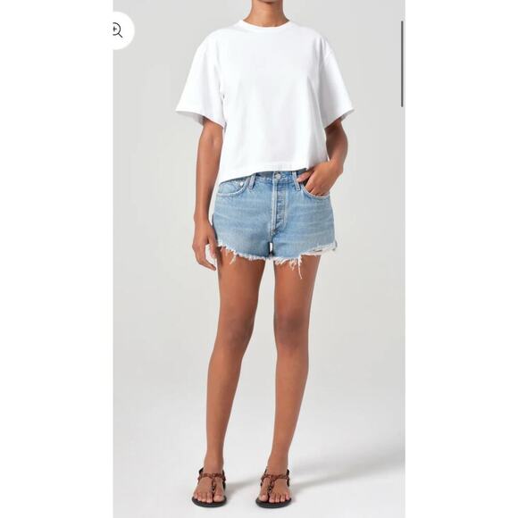 AGOLDE Parker Vintage Cut Off Short, Size 24, NWOT - Picture 5 of 6